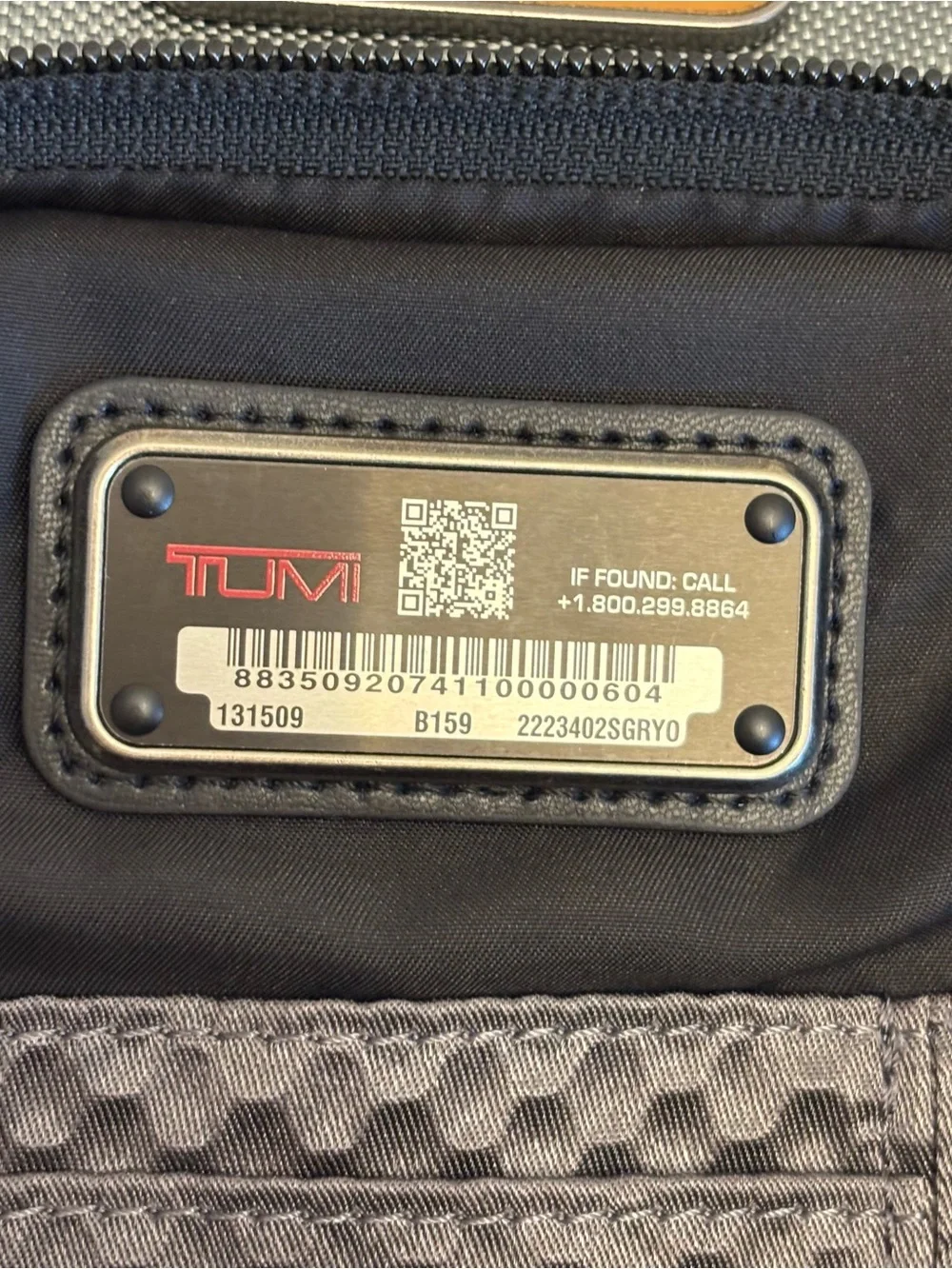 Tumi Gray Fife Slim Crossbody Sling Bag - Compact NEW